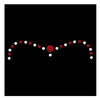 Comet Busters® White, Red, Multicolor, Bengali Bindi– PVC, Velvet – Handcrafted, Reusable & Skin-Friendly Bindis for Bridal Wear (Free Size) – Forehead Bindi Stickers for Women & Girls – BIN2105