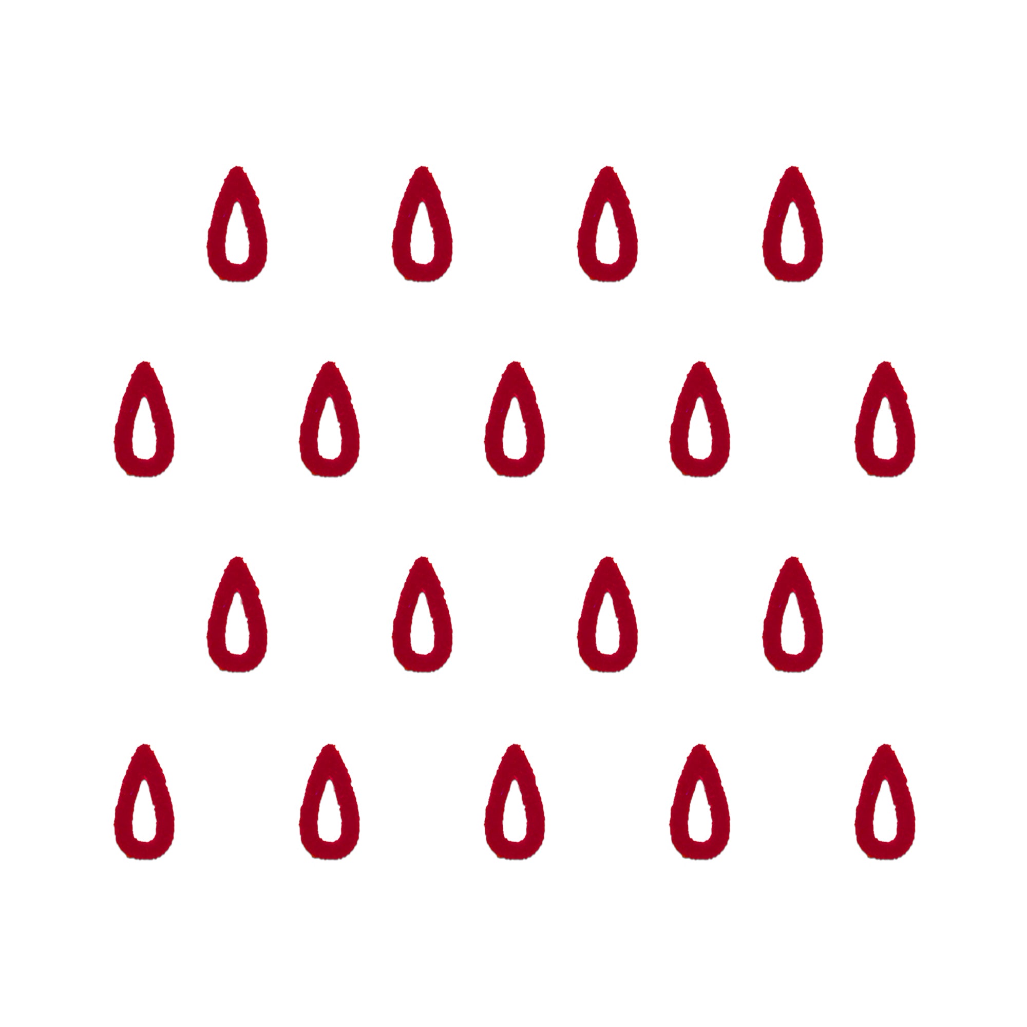Classic Indian Teardrop shape sticker bindis