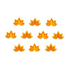 Comet Busters® Yellow, Orange, Multicolor Floral, Lotus – PVC – Handcrafted, Reusable & Skin-Friendly Bindis for Casual Wear (10mm) – Forehead Bindi Stickers for Women & Girls – BIN1945