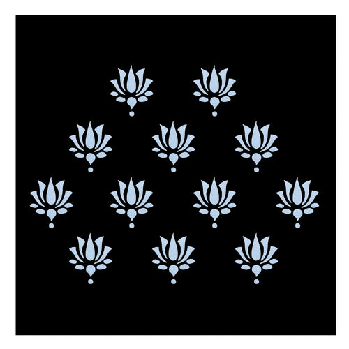 Comet Busters Minimal lotus petal designer bindi 