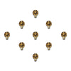 Comet Busters® Gold Diamond Dot – Diamond – Handcrafted, Reusable & Skin-Friendly Bindis for Party Wear (5mm) – Forehead Bindi Stickers for Women & Girls – BIN1627
