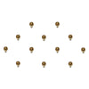 Comet Busters® Gold Diamond Dot – Diamond – Handcrafted, Reusable & Skin-Friendly Bindis for Party Wear (4mm) – Forehead Bindi Stickers for Women & Girls – BIN1628