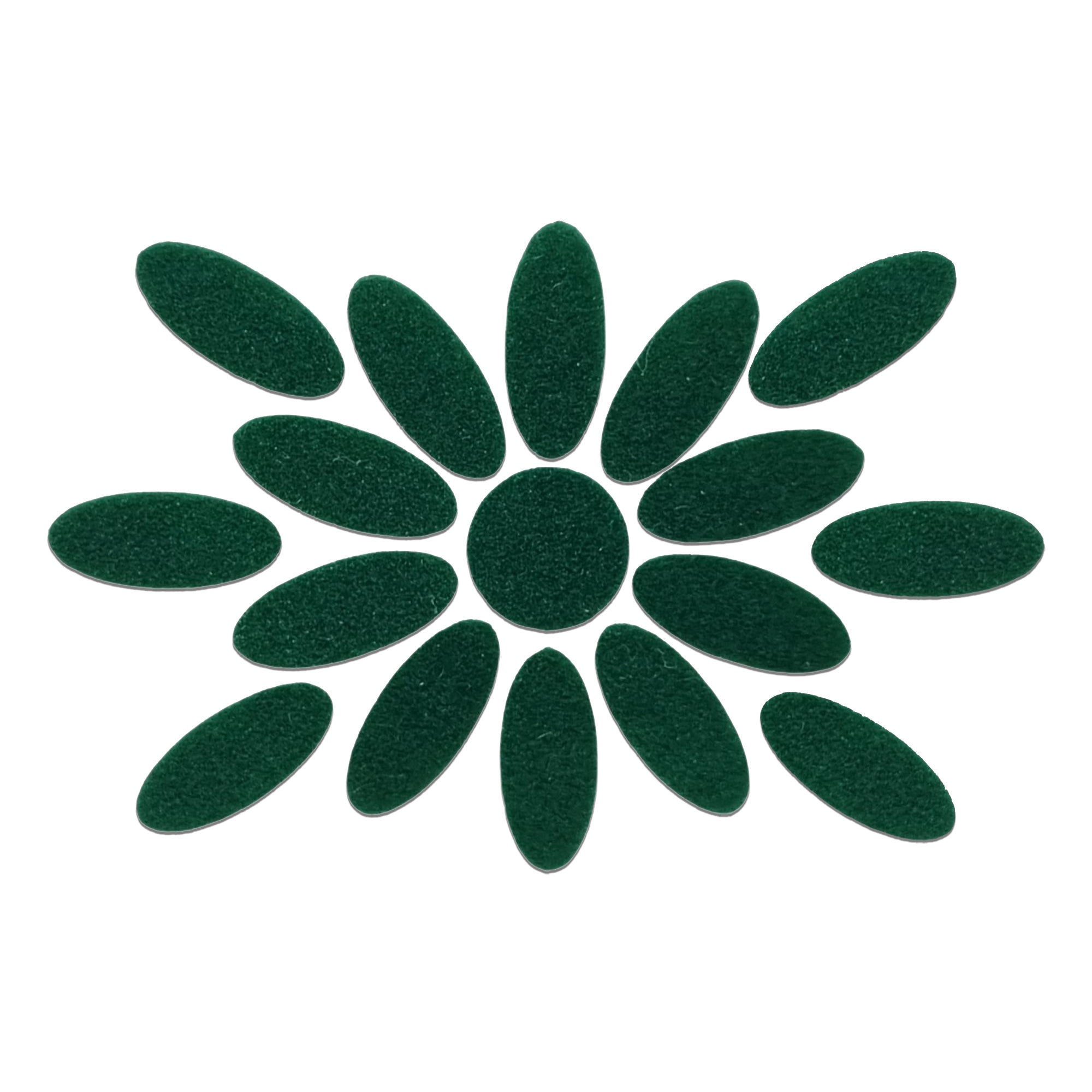 Comet Busters green oval floral bindi set with center round bindi, traditional designer forehead stickers for women, ideal for Bharatanatyam, Kuchipudi, weddings, festivals, temple visits, cultural programs, and traditional Indian attire.