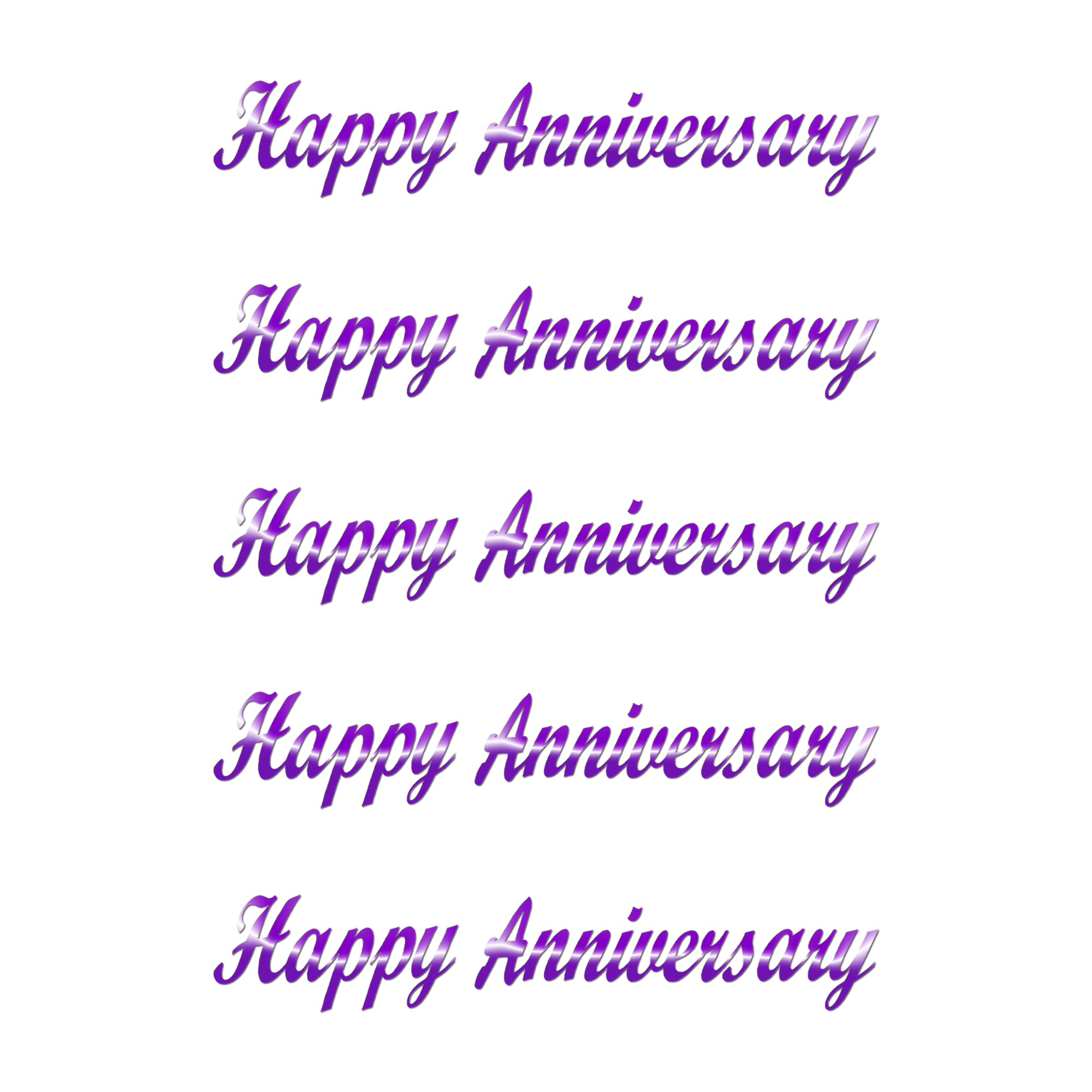 Comet Busters Decorative Happy Anniversary sticker designed in elegant handwritten script for anniversary celebrations, return gifts, handmade crafts, packaging and personalized decorations.