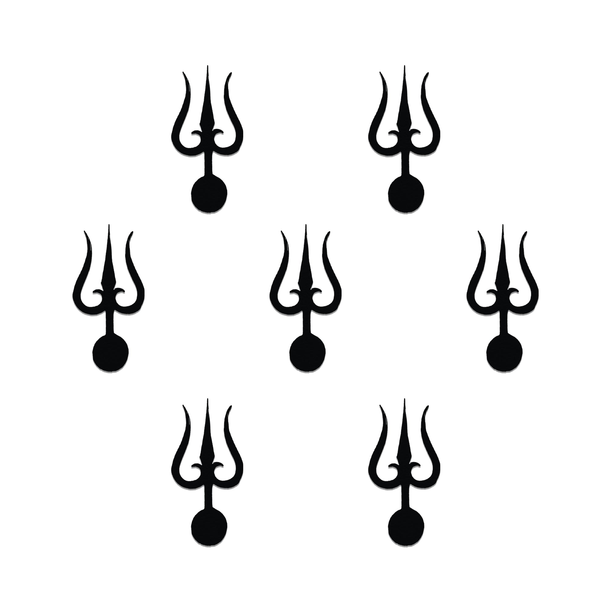 Mahakal inspired fancy bindis for ethnic outfits