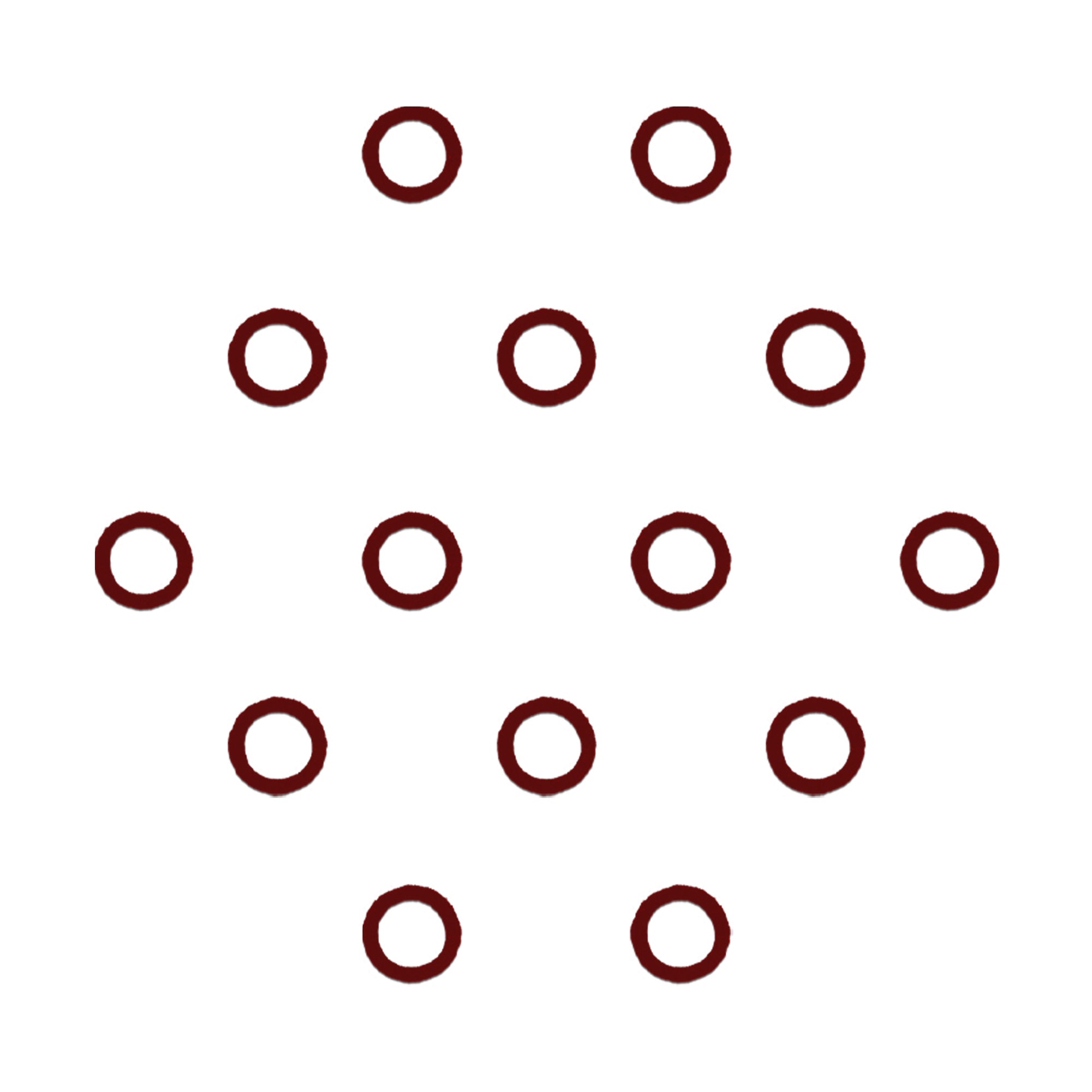 Simple Maroon Round Bindis for Ethnic Wear