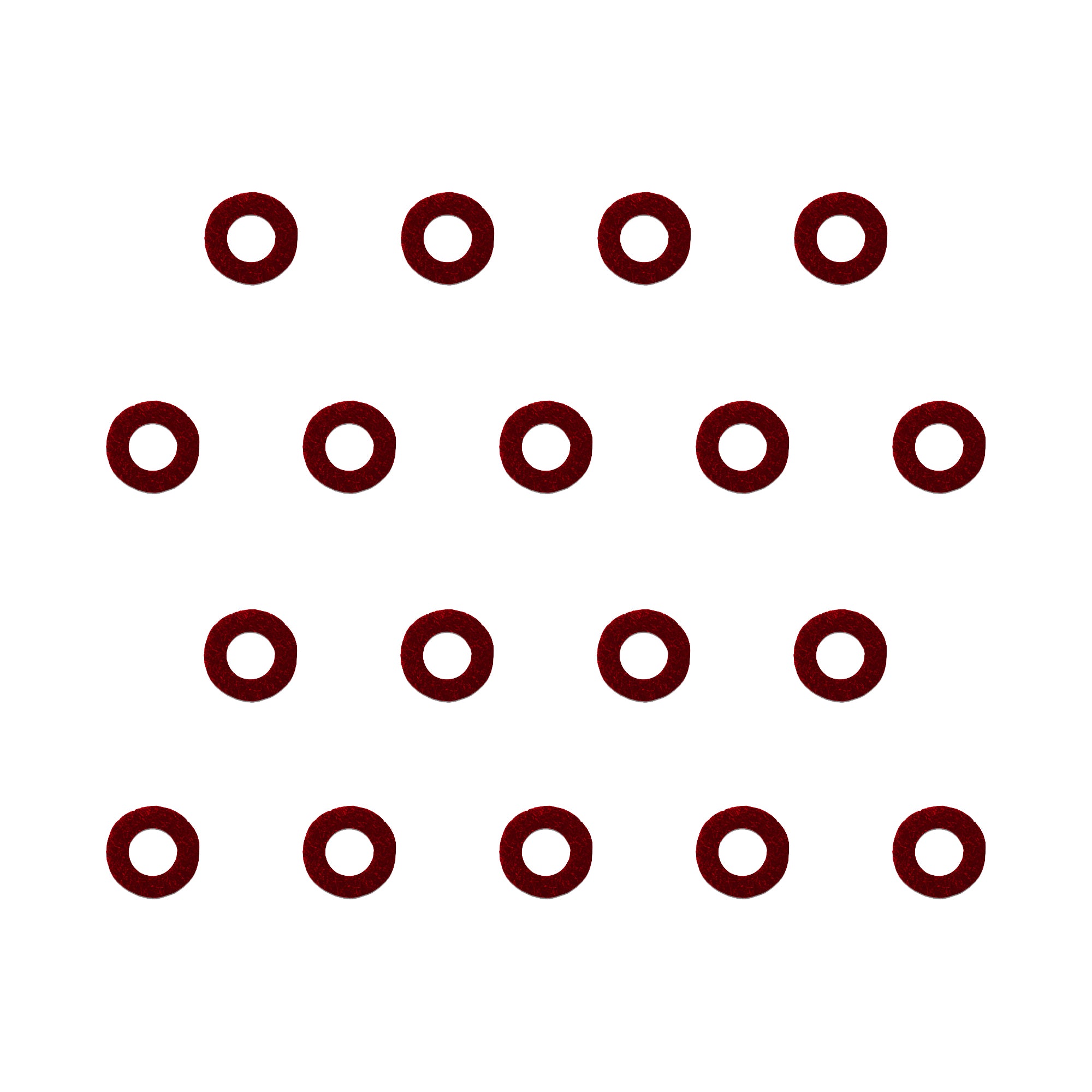 Traditional Maroon hollow bindis for daily wear
