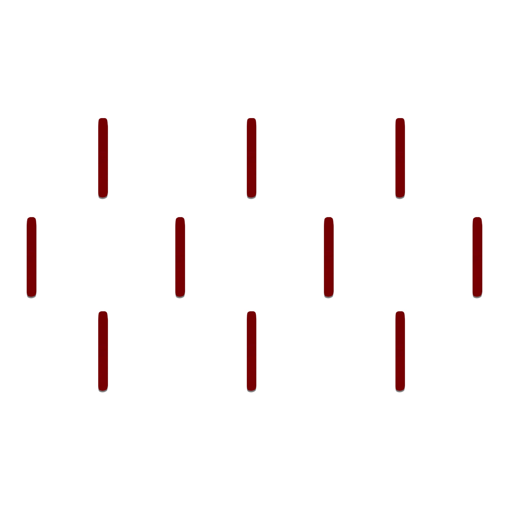 Comet Busters Maroon velvet tilak bindi set featuring long vertical bar-shaped bindis, ideal for traditional wear, religious ceremonies, festivals, cultural events, and daily ethnic styling