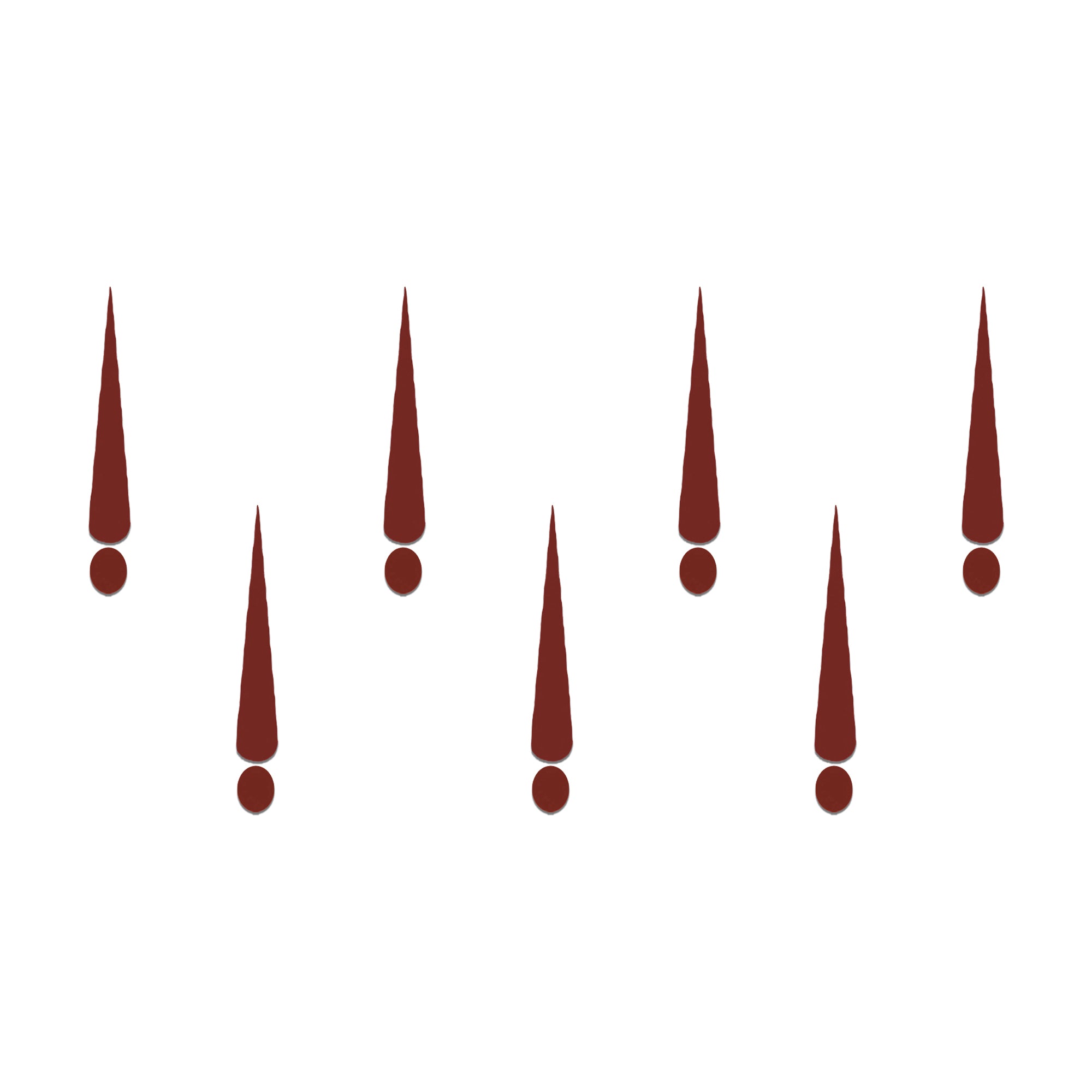Comet Busters Maroon Designer Tilak Bindi for Women & Girls