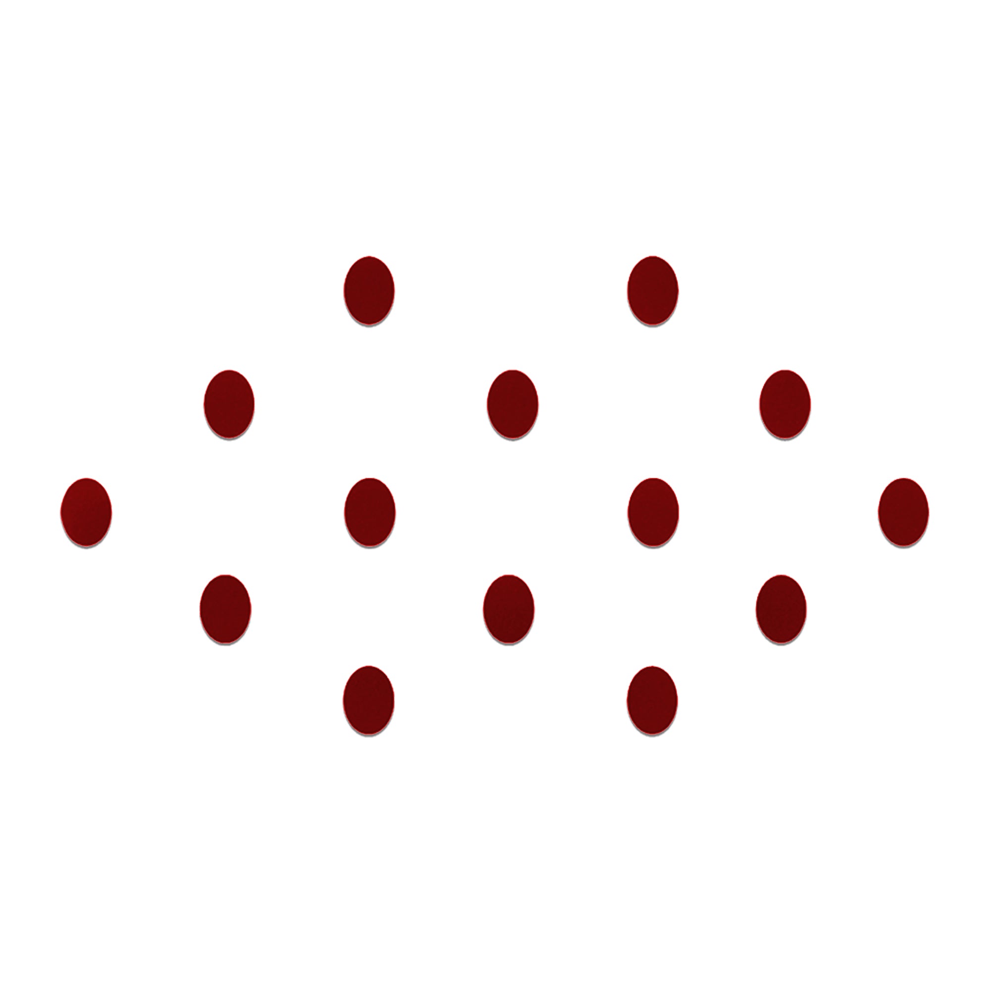 Comet Busters classic red oval velvet bindi sheet featuring reusable self-adhesive bindis with a soft velvet finish. Elegant red oval forehead bindis for women and girls, perfect for daily wear, traditional outfits, festive occasions, pooja, weddings, cultural events, and ethnic fashion styling.
