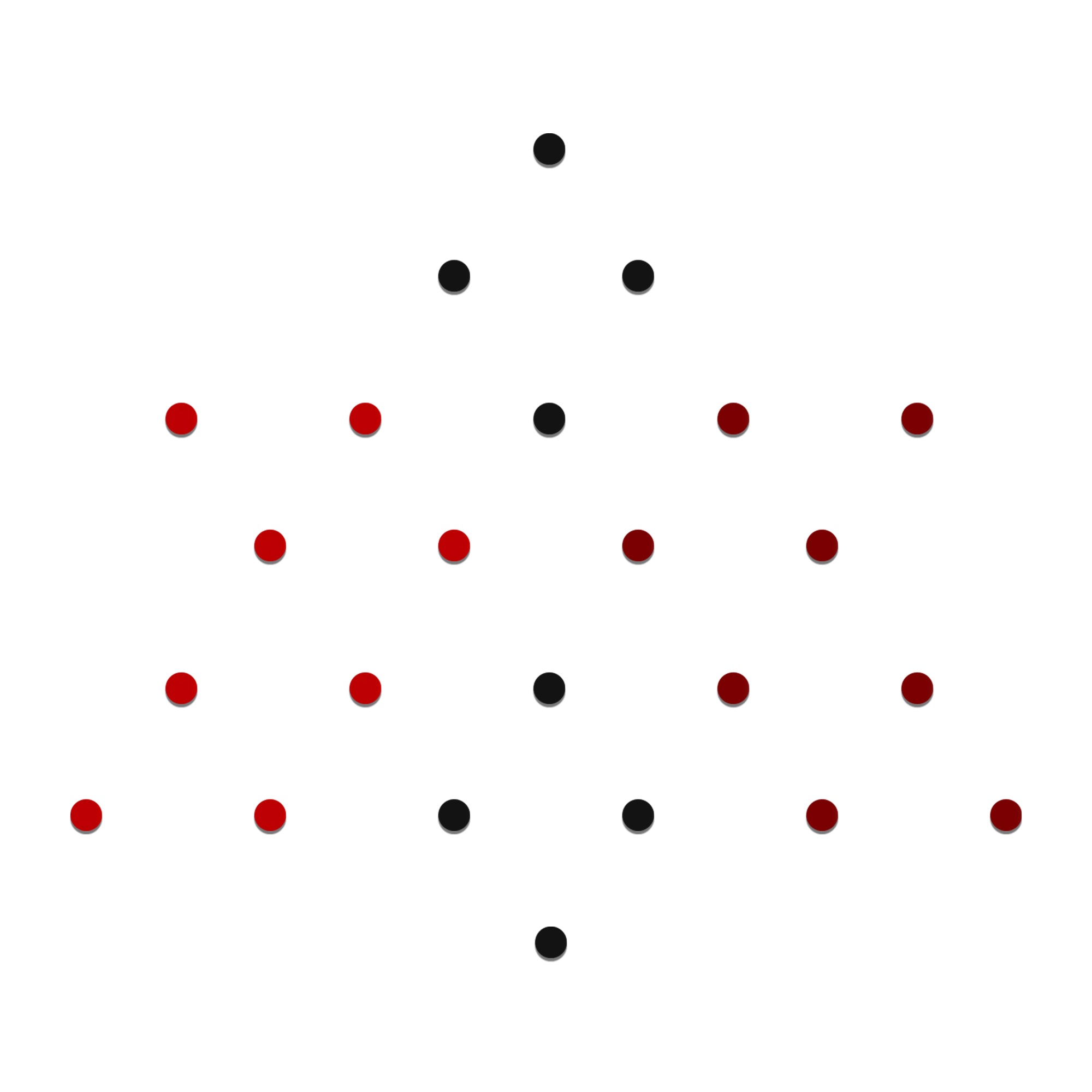 Comet Busters Red & Black Round Bindi for Women & Girls