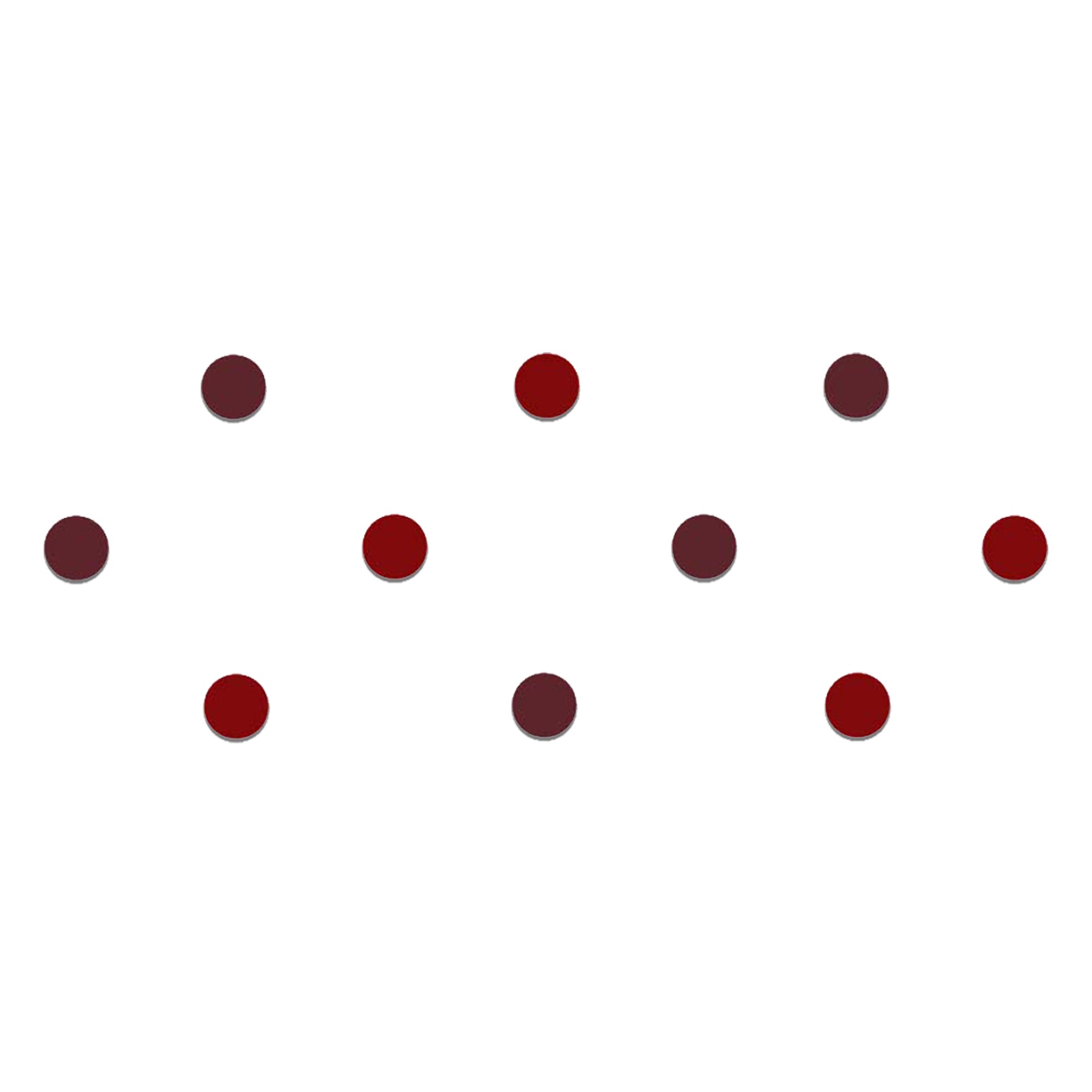 Comet Busters Red & Black Round Velvet Bindis for Women & Girls