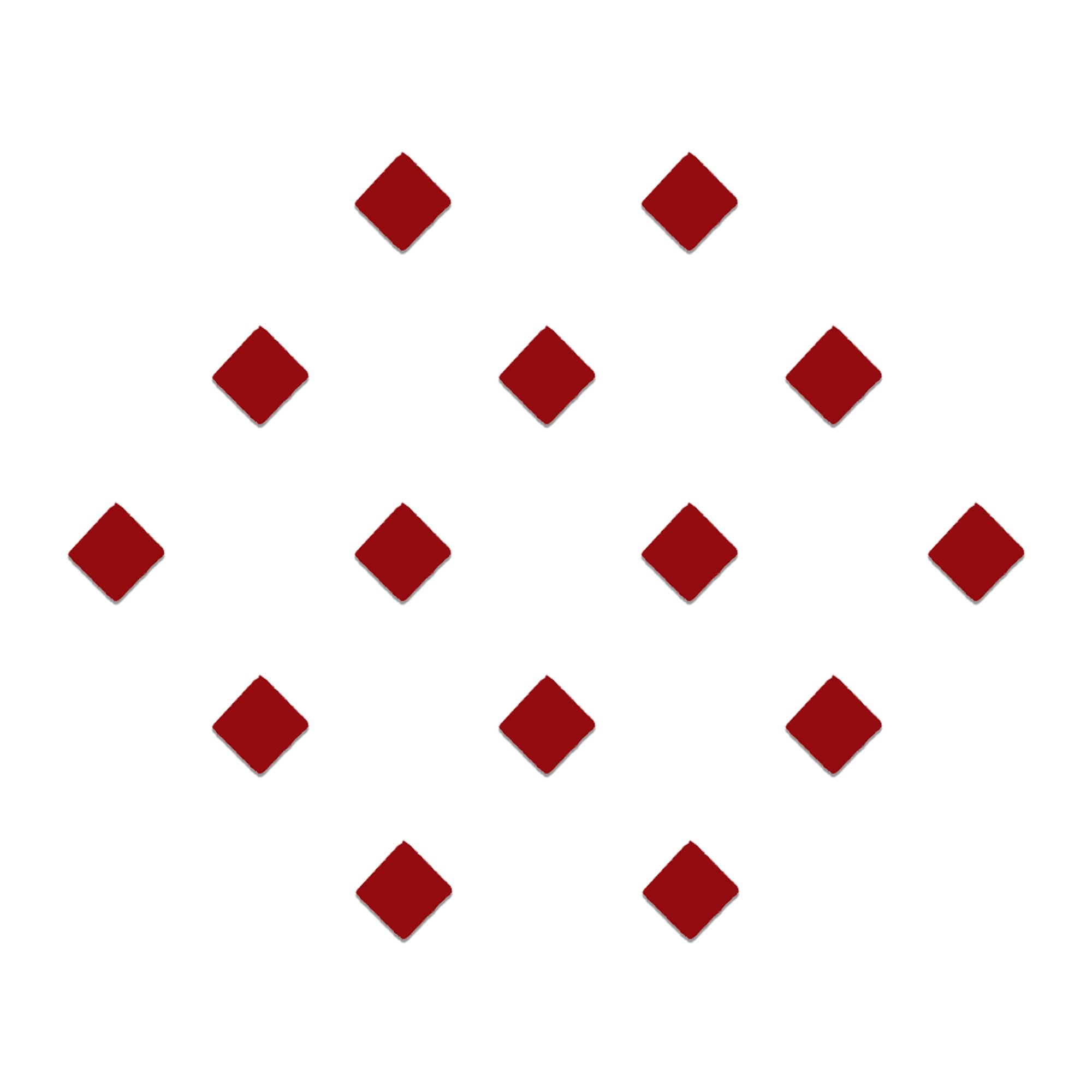 Comet Busters red diamond-shaped velvet bindi featuring a clean geometric design with a smooth matte finish, ideal for traditional, festive, and everyday ethnic styling for women and girls.