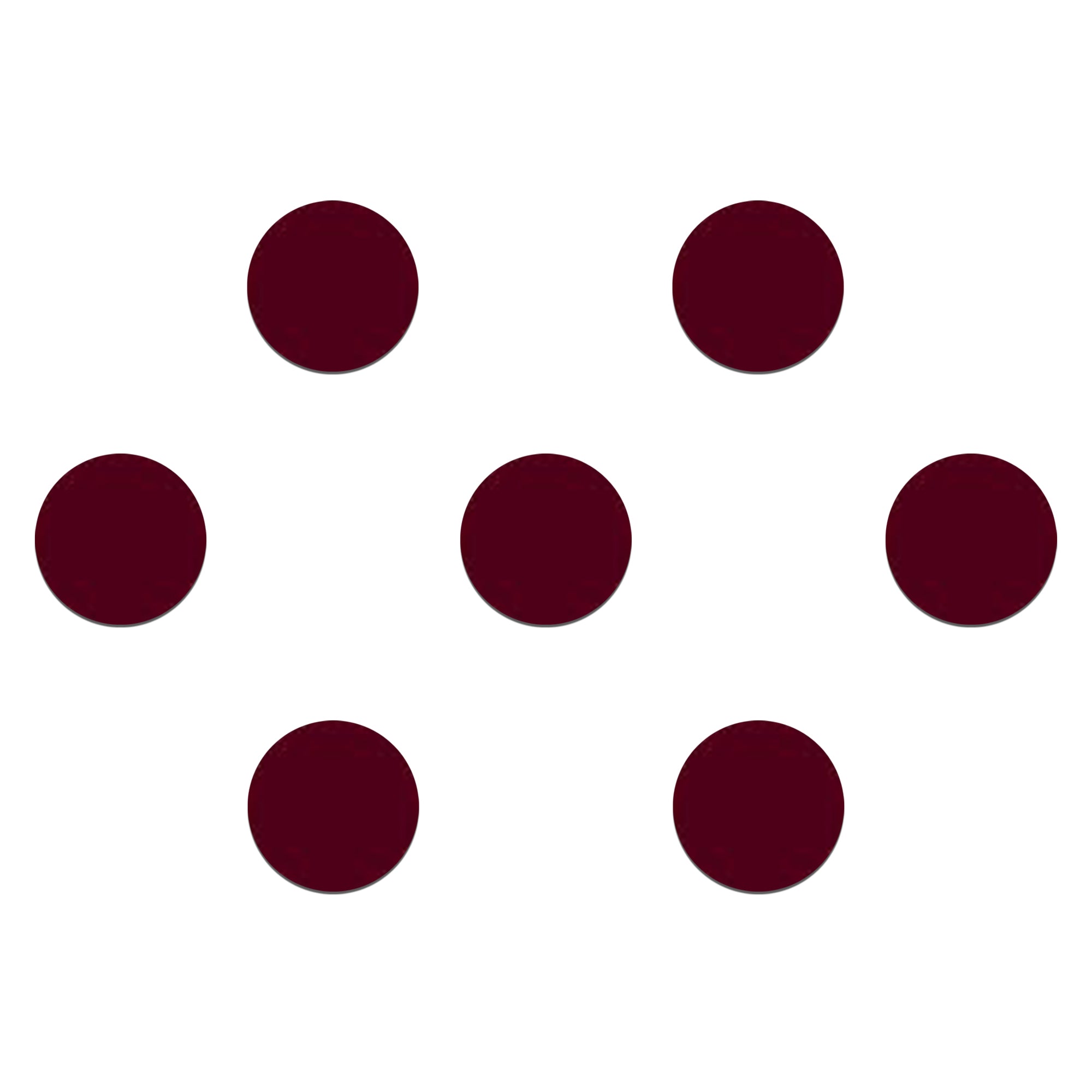 Comet Busters Maroon  round bindis for women and girls featuring a classic circular design