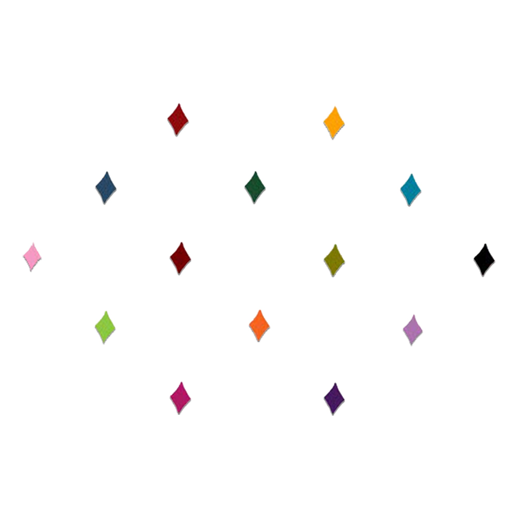 Comet Busters Multicolor Diamond Velvet Bindis featuring assorted colorful diamond-shaped bindis in red, pink, blue, green, orange, yellow, purple, black, and teal shades. Soft velvet finish reusable designer bindis for women and girls, perfect for daily wear, festive occasions, cultural celebrations, dance performances, and ethnic fashion styling.