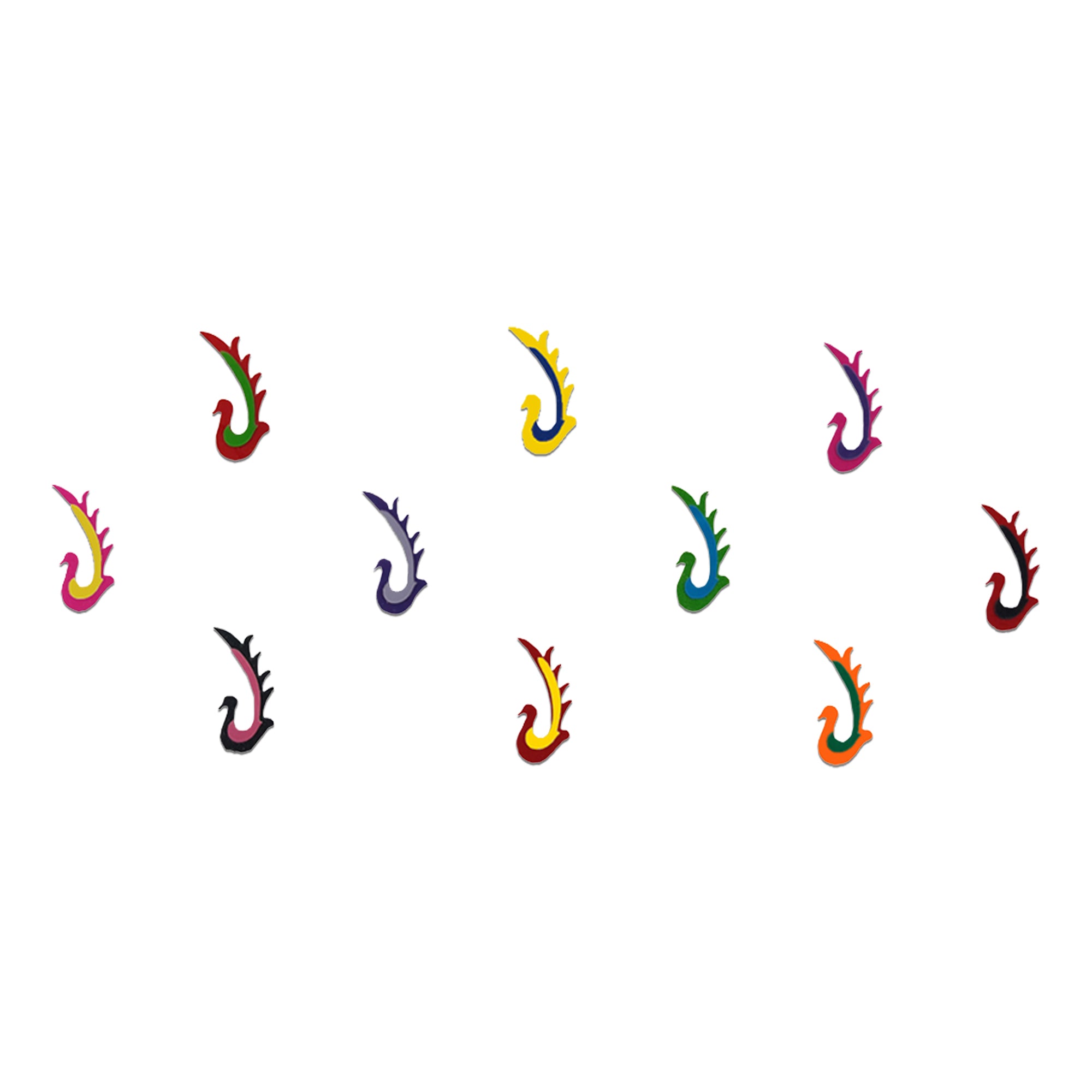 Comet Busters Multicolor Designer Bindi Set for Women & Girls