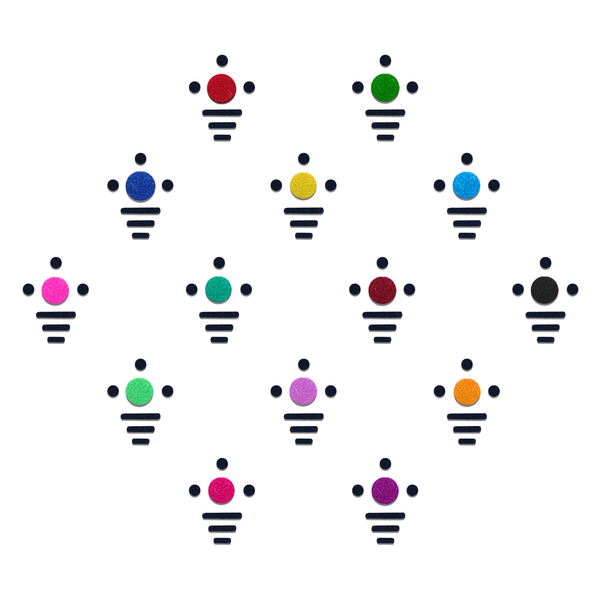 Comet Busters Tribal Dot Designer Bindis with Modern ethnic pattern