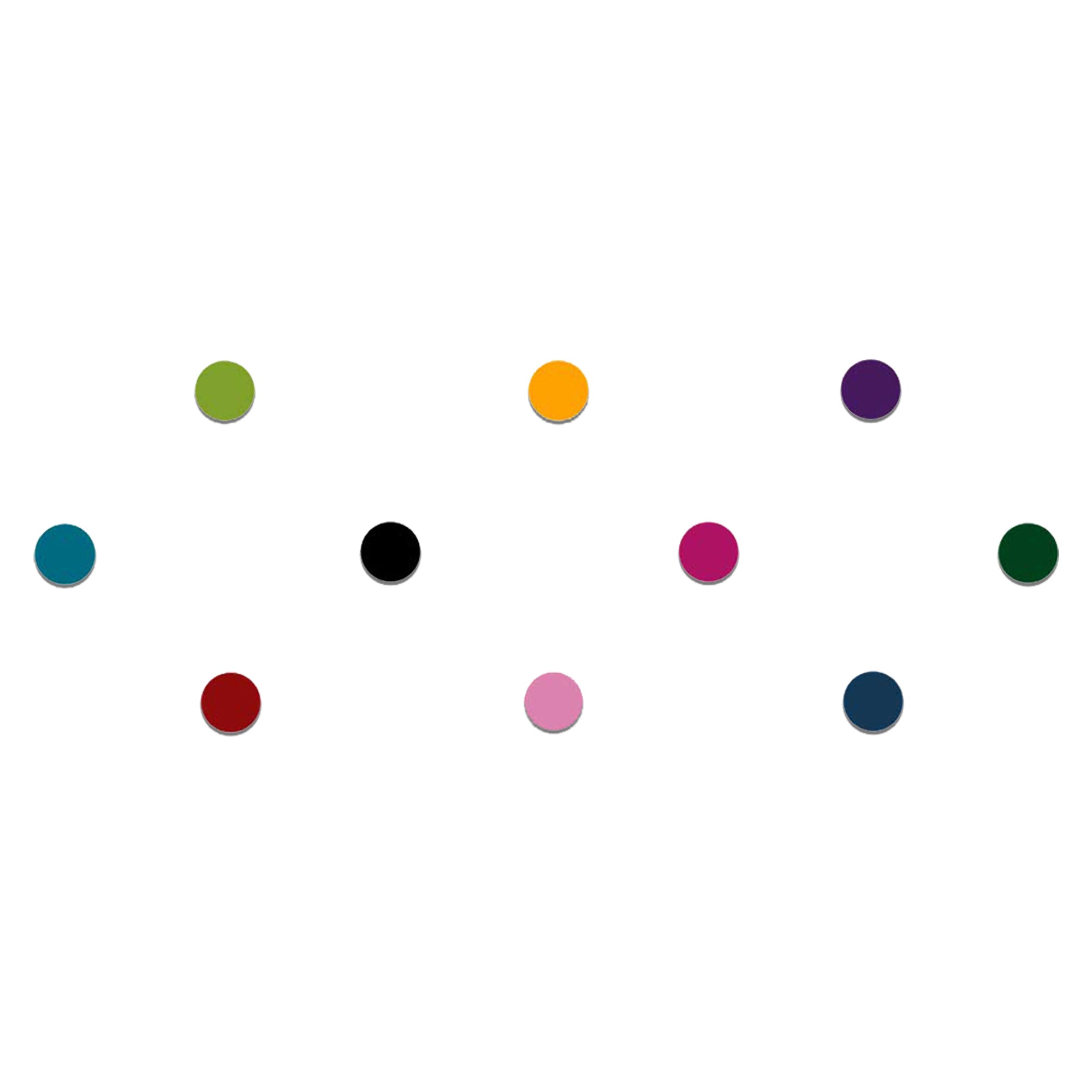 Comet Busters Multicolor  Round Velvet Bindis for Women & Girls