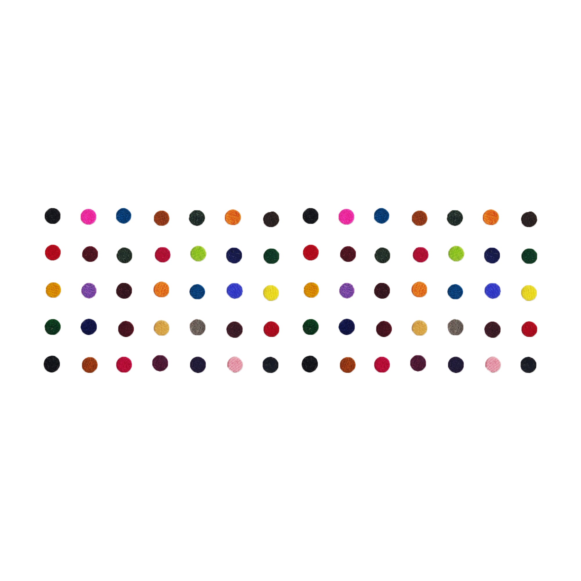 Comet Busters multicolor velvet dot bindis featuring small round bindis in assorted vibrant shades including red, blue, green, yellow, pink, black, and orange on a light background, traditional self-adhesive everyday bindi set for women and girls.