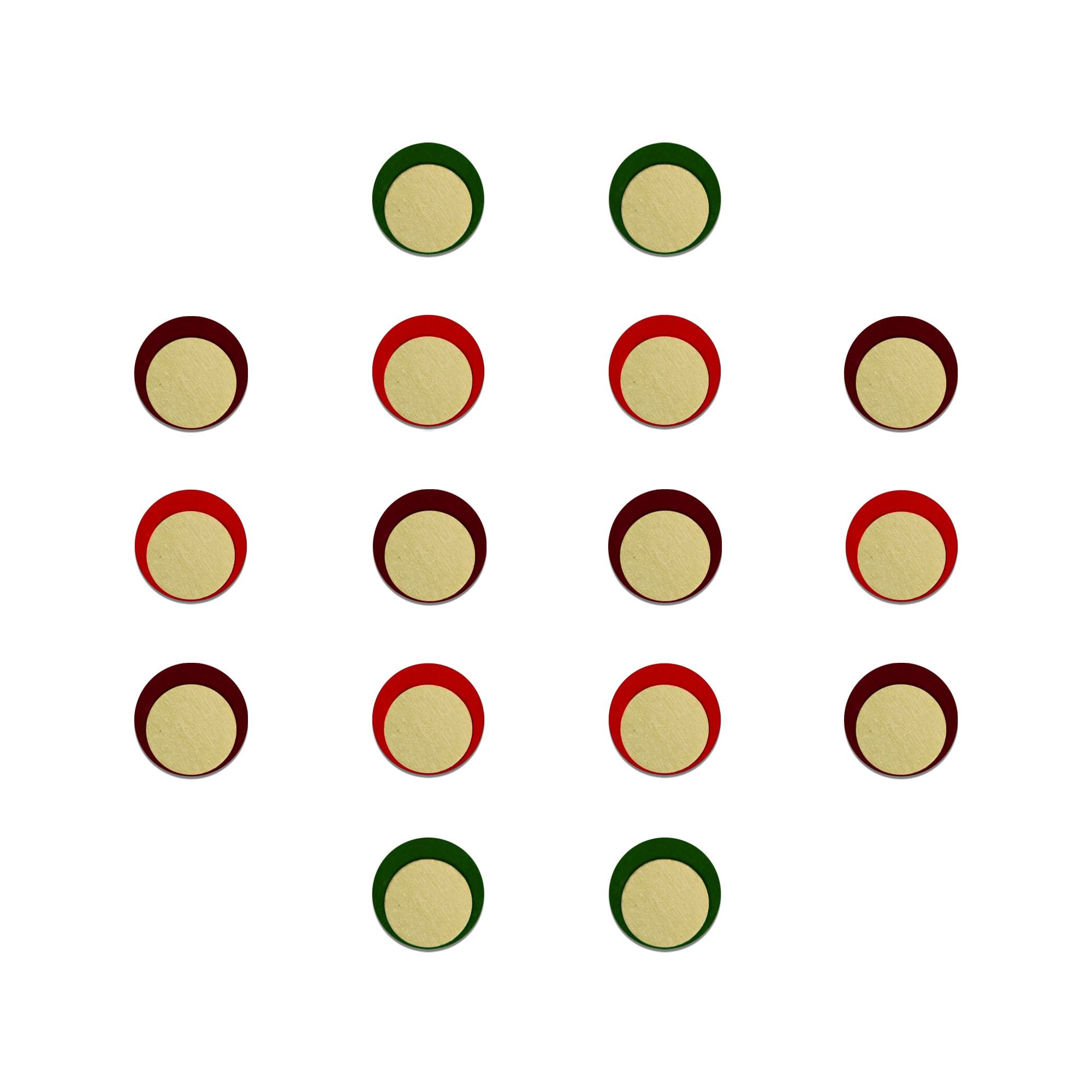 Indira by Comet Busters® Classic Gold Disc Designer Bindi Collection | Premium Metallic Velvet Bindis for Women & Girls