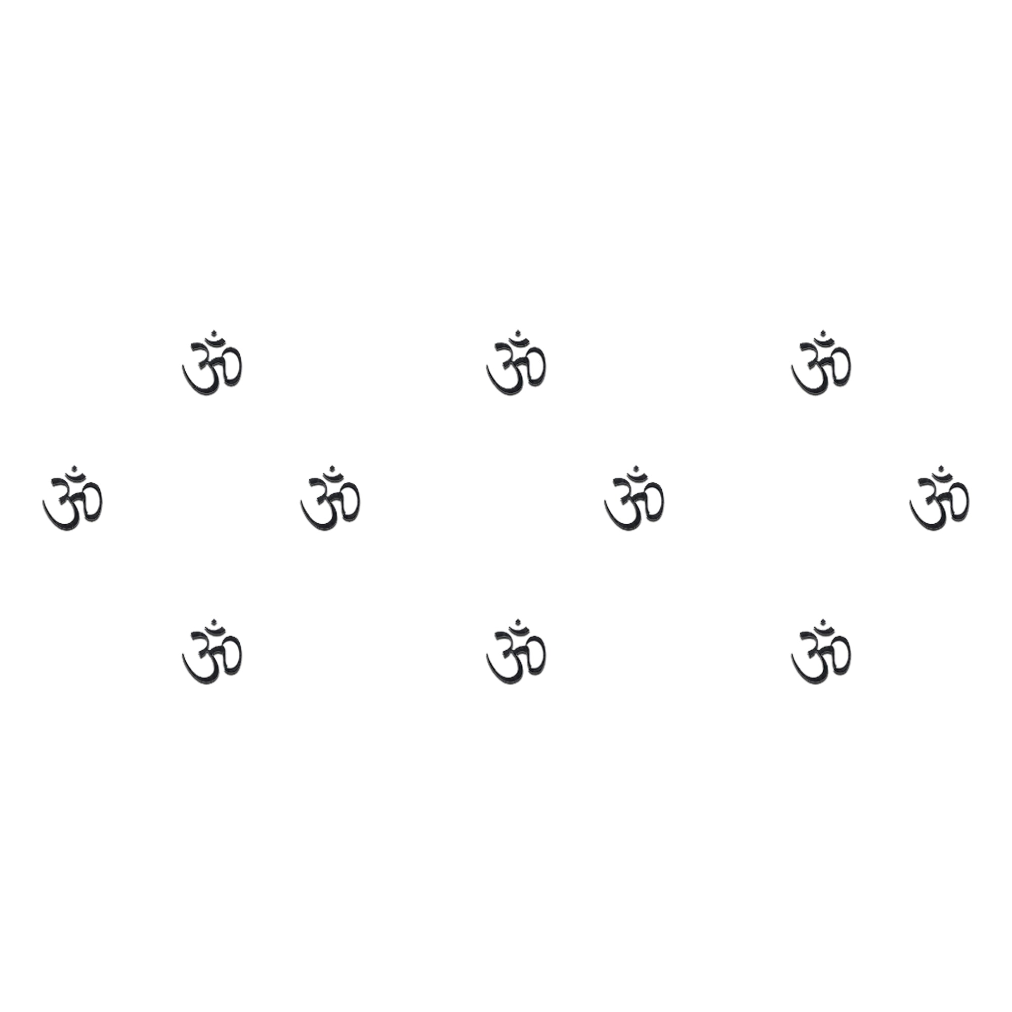 Comet Busters Sacred Om Black Spiritual Bindi featuring the holy 'Om (ॐ)' symbol in a minimalist self-adhesive black design. Elegant religious forehead bindi for women and girls, ideal for daily wear, meditation, yoga, temple visits, pooja, festivals, and traditional Indian attire.