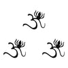 Comet Busters® Black Spiritual Om Bindis – PVC – Handcrafted, Reusable & Skin-Friendly Bindis for Casual Wear (20mm) – Forehead Bindi Stickers for Women & Girls – BIN507