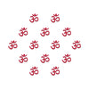 Comet Busters® Red Spiritual, Om – PVC – Handcrafted, Reusable & Skin-Friendly Bindis for Spiritual Wear (7mm) – Forehead Bindi Stickers for Women & Girls – BIN2434