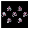 Comet Busters® Maroon Spiritual – PVC – Handcrafted, Reusable & Skin-Friendly Bindis for Casual Wear (12mm) – Forehead Bindi Stickers for Women & Girls – BIN1245