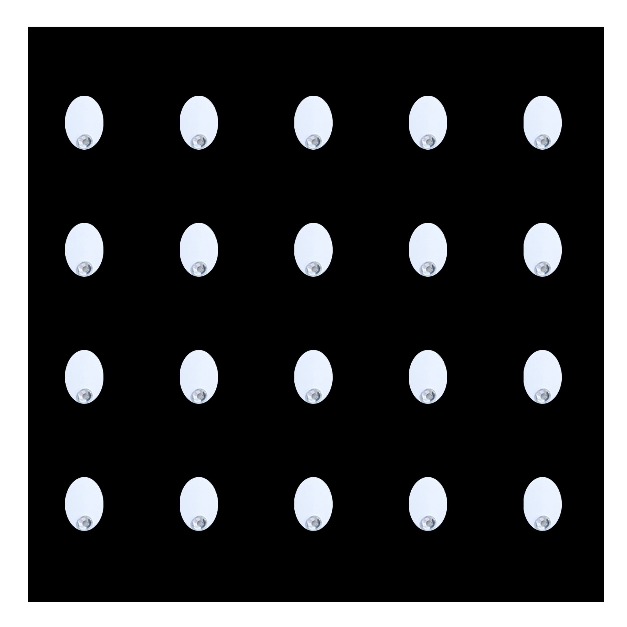 Comet Busters Oval crystal designer bindis featuring a modern geometric silver design with a sparkling crystal accent. Self-adhesive fashion bindis ideal for festive, ethnic, traditional, and contemporary styling.