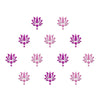 Comet Busters® Pink Lotus Designer Bindis – 10mm Floral Traditional Stick-On Bindi for Women & Girls (12 Bindis)(BIN2607)