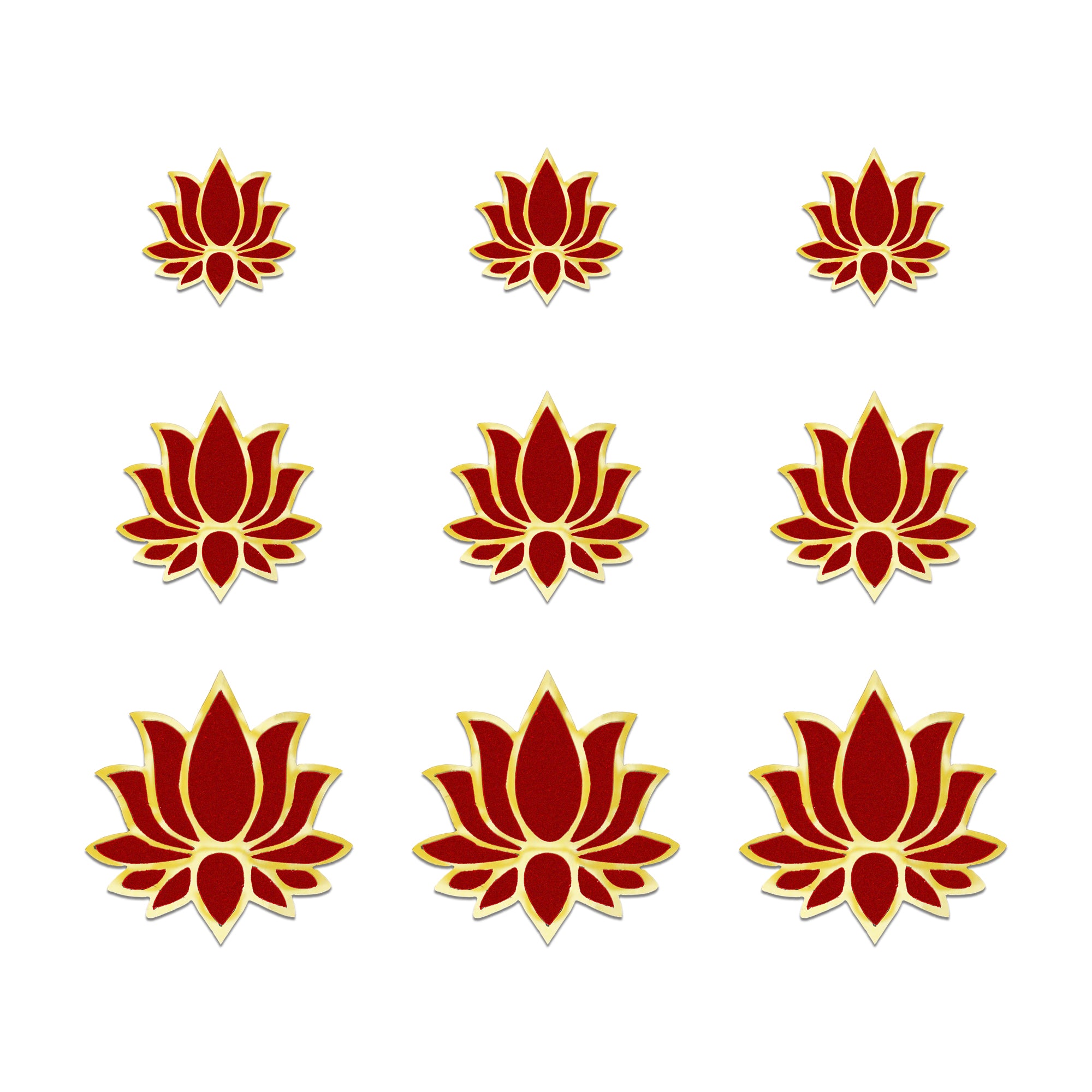 Indira by Comet Busters® Lotus Designer Bindi Collection