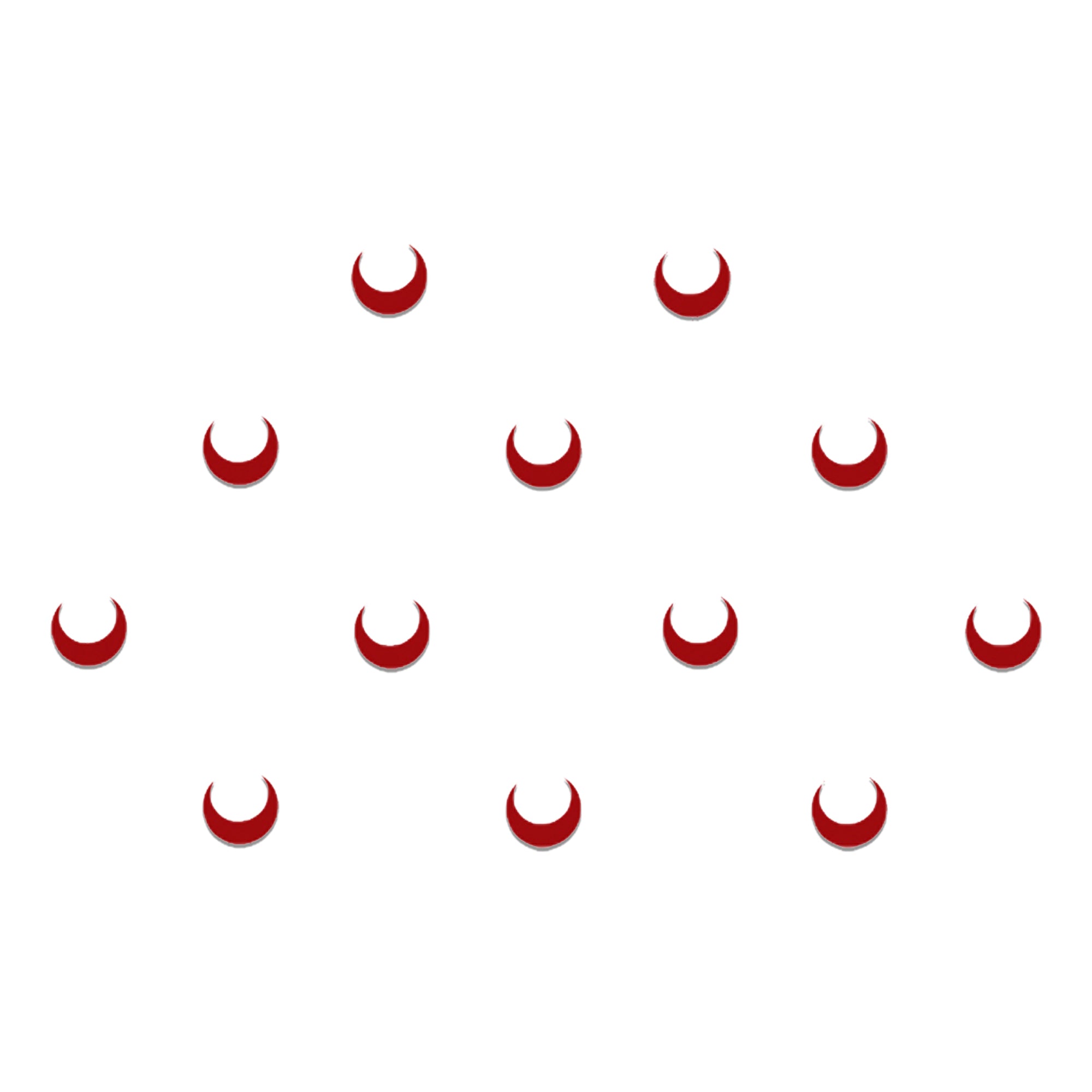 Comet Busters Red Crescent Moon Velvet Bindis featuring elegant crescent-shaped red bindis with a soft velvet finish. Reusable designer bindis for women and girls, perfect for traditional wear, festive celebrations, spiritual occasions, cultural events, and everyday ethnic fashion styling.