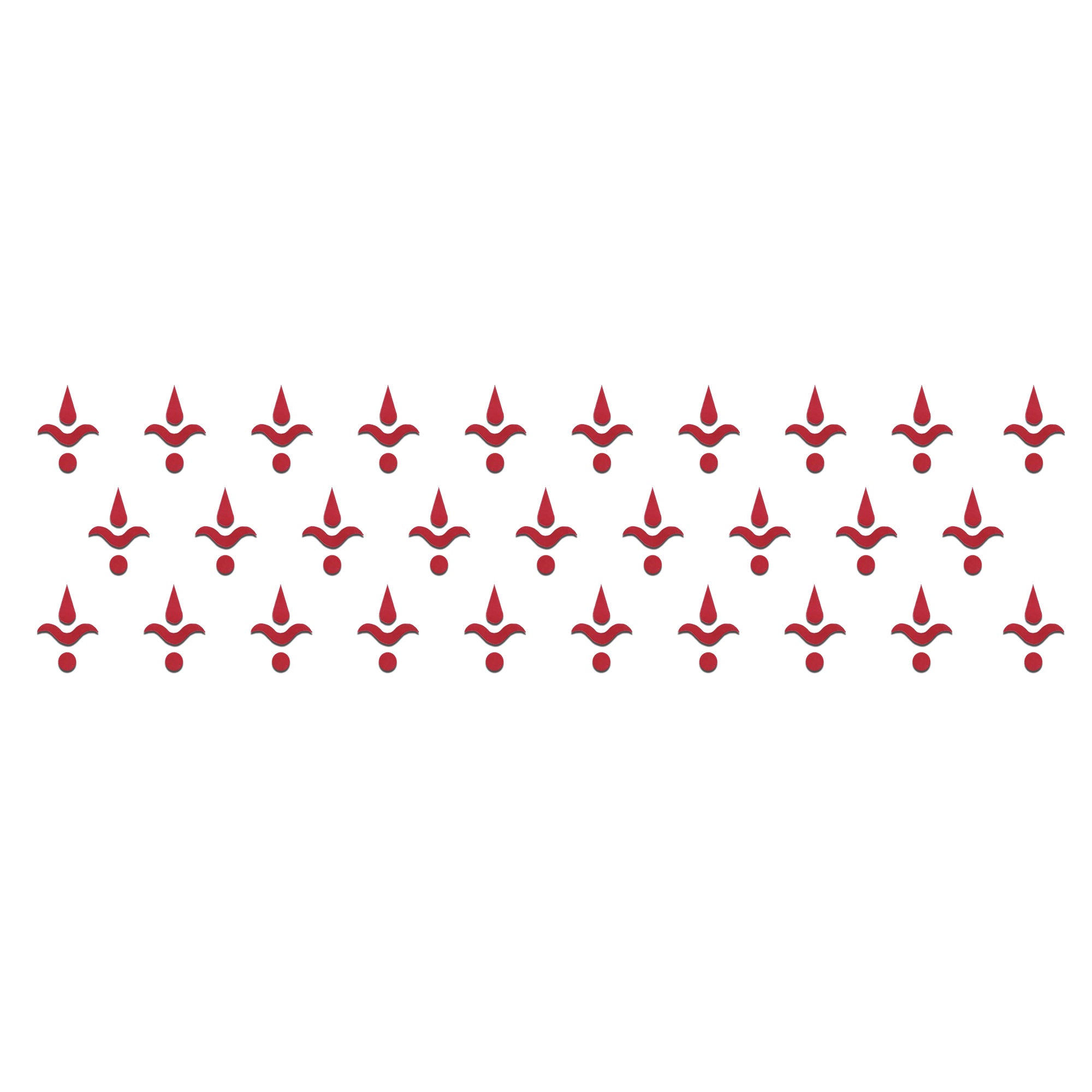 Comet Busters Red Tilak Designer bindi for Traditional Ethnic styling