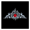 Comet Busters® Red, White, Multicolor, Bengali Bindi – PVC, Velvet – Handcrafted, Reusable & Skin-Friendly Bindis for Bridal Wear (Free Size) – Forehead Bindi Stickers for Women & Girls – BIN2315