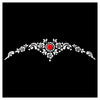 Comet Busters® Red, White, Multicolor, Bengali Bindi– PVC, Velvet – Handcrafted, Reusable & Skin-Friendly Bindis for Bridal Wear (Free Size) – Forehead Bindi Stickers for Women & Girls – BIN1981