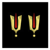 Comet Busters Gold Sacred Tilak Statement Bindi - 42mm (SKU: BIN2533)