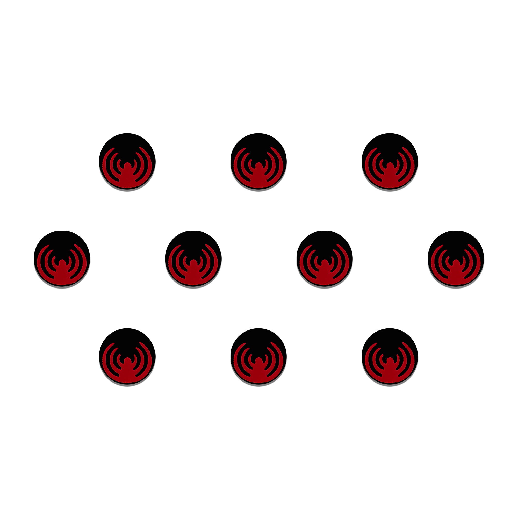Comet Busters® Black Round Classic Bindis – Handcrafted, Reusable, Skin-Safe Indian Forehead Stickers for Women