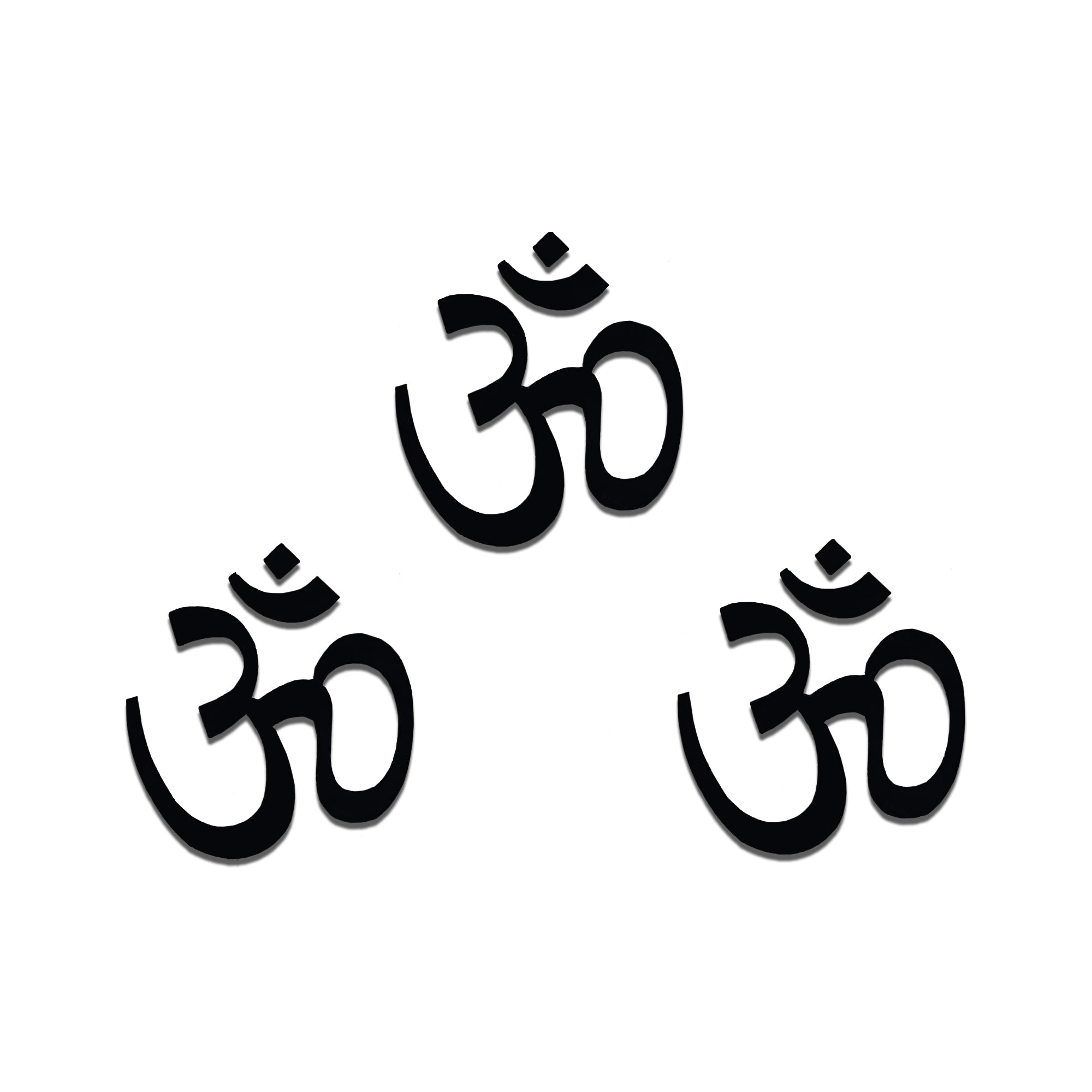 Comet Busters Sacred Om Black Spiritual Bindi featuring the holy 'Om (ॐ)' symbol in a minimalist self-adhesive black design. Elegant religious forehead bindi for women and girls, ideal for daily wear, meditation, yoga, temple visits, pooja, festivals, and traditional Indian attire.