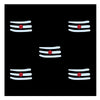 Comet Busters® White, Red, Multicolor Spiritual, Mahakal – PVC – Handcrafted, Reusable & Skin-Friendly Bindis for Casual Wear (5mm) – Forehead Bindi Stickers for Women & Girls – BIN2379
