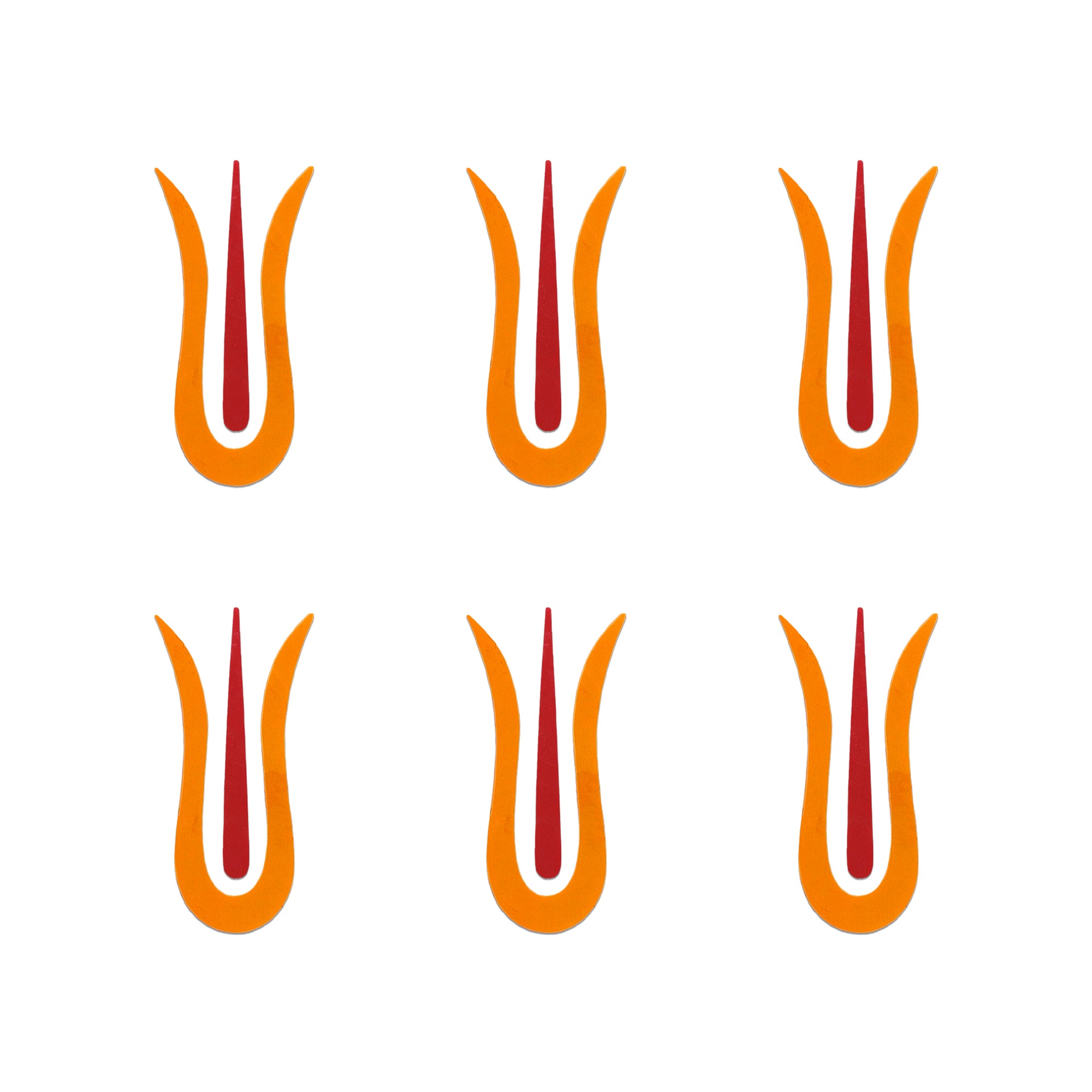 Comet Bysters Classic devotional orange and red hanuman ji Bindis