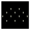 Comet Busters® Silver Diamond Dot – Diamond – Handcrafted, Reusable & Skin-Friendly Bindis for Party Wear (4mm) – Forehead Bindi Stickers for Women & Girls – BIN1630