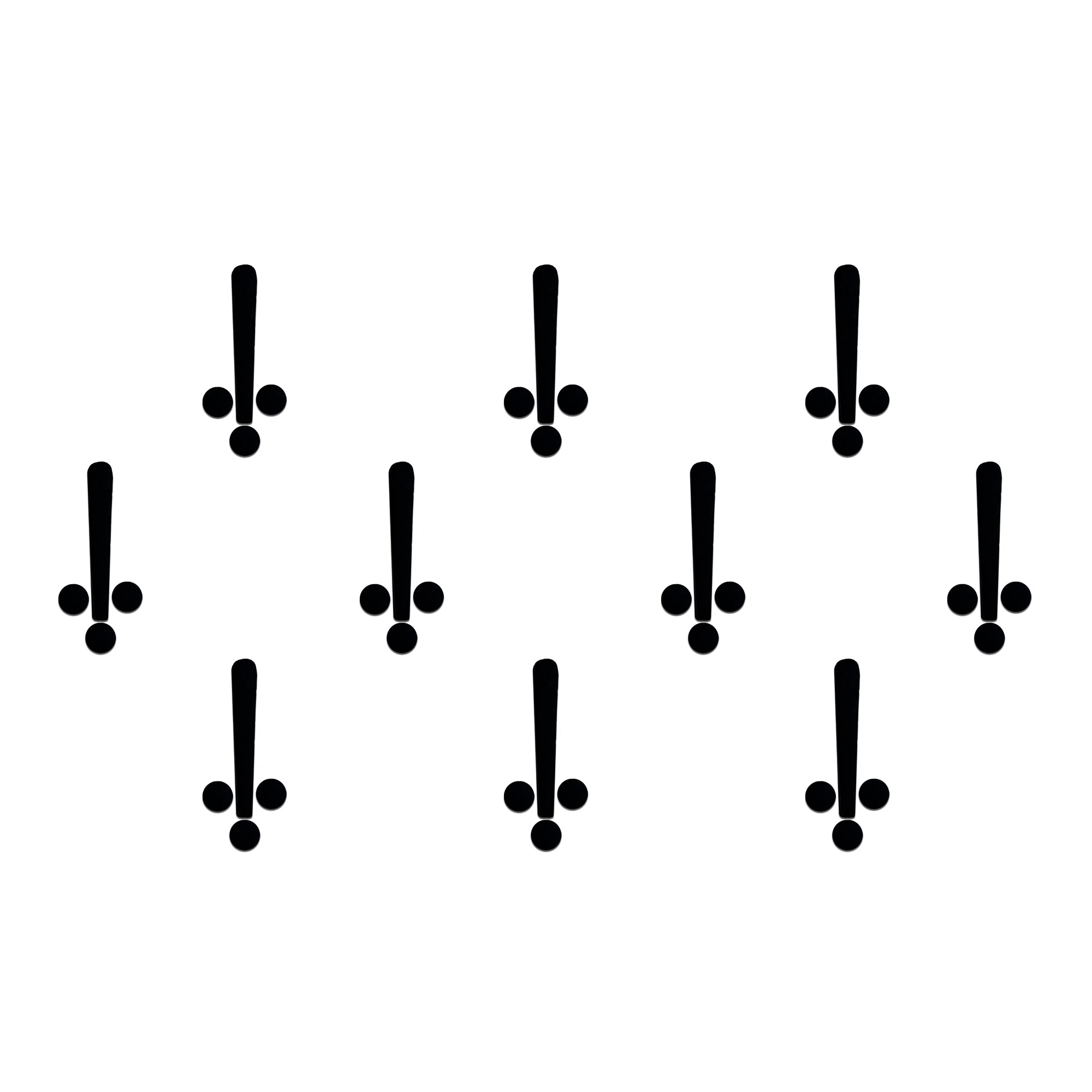 Comet Busters Style Black Designer Bindi Collection featuring 10 self-adhesive black bindis with a bold vertical tilak design accented by three round dots. Minimalist spiritual forehead bindis for women and girls, ideal for daily wear, pooja, temple visits, festivals, traditional Indian attire, yoga, meditation, and cultural occasions.