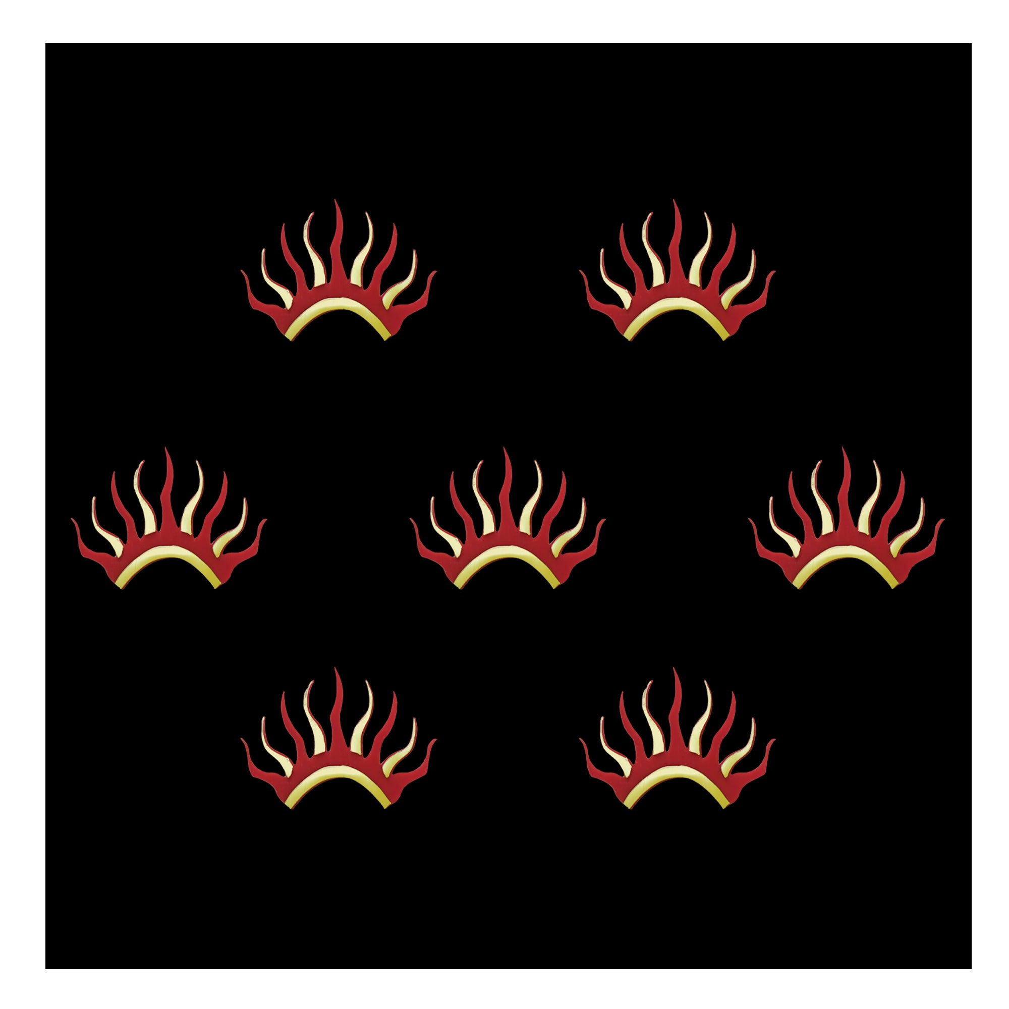 Designer sun arch bindis for ethnic outfits