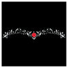 Comet Busters® White, Red, Multicolor, Bengali Bindi– PVC, Velvet – Handcrafted, Reusable & Skin-Friendly Bindis for Bridal Wear (Free Size) – Forehead Bindi Stickers for Women & Girls – BIN2048