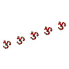 Comet Busters® Red, Maroon, Multicolor Spiritual – Diamond, Velvet – Handcrafted, Reusable & Skin-Friendly Bindis for Spiritual Wear (8mm) – Forehead Bindi Stickers for Women & Girls – BIN1146