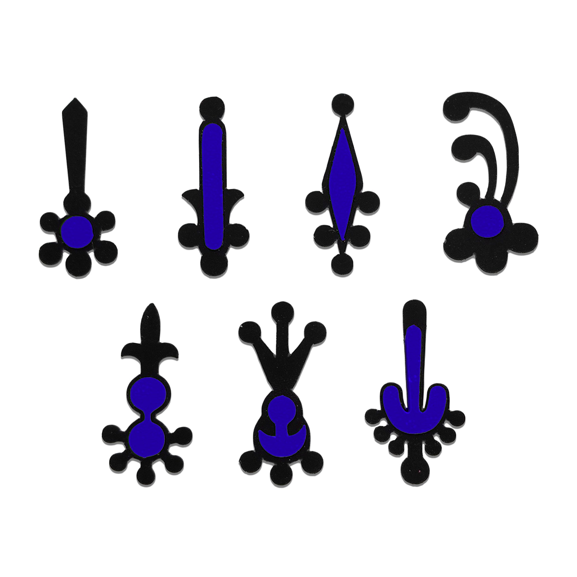 Comet Busters® Black Designer Classic Bindis – Handcrafted, Reusable, Skin-Safe Indian Forehead Stickers for Women