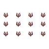 Comet Busters® Maroon Spiritual – Diamond, Velvet – Handcrafted, Reusable & Skin-Friendly Bindis for  Spiritual Wear (7mm) – Forehead Bindi Stickers for Women & Girls – BIN1140