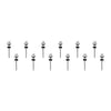 Comet Busters® Black Spiritual – PVC – Handcrafted, Reusable & Skin-Friendly Bindis for Casual Wear (20mm) – Forehead Bindi Stickers for Women & Girls – BIN396