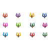 Comet Busters® Multicolor Spiritual – Diamond, Velvet – Handcrafted, Reusable & Skin-Friendly Bindis for Spiritual Wear (7mm) – Forehead Bindi Stickers for Women & Girls – BIN1142