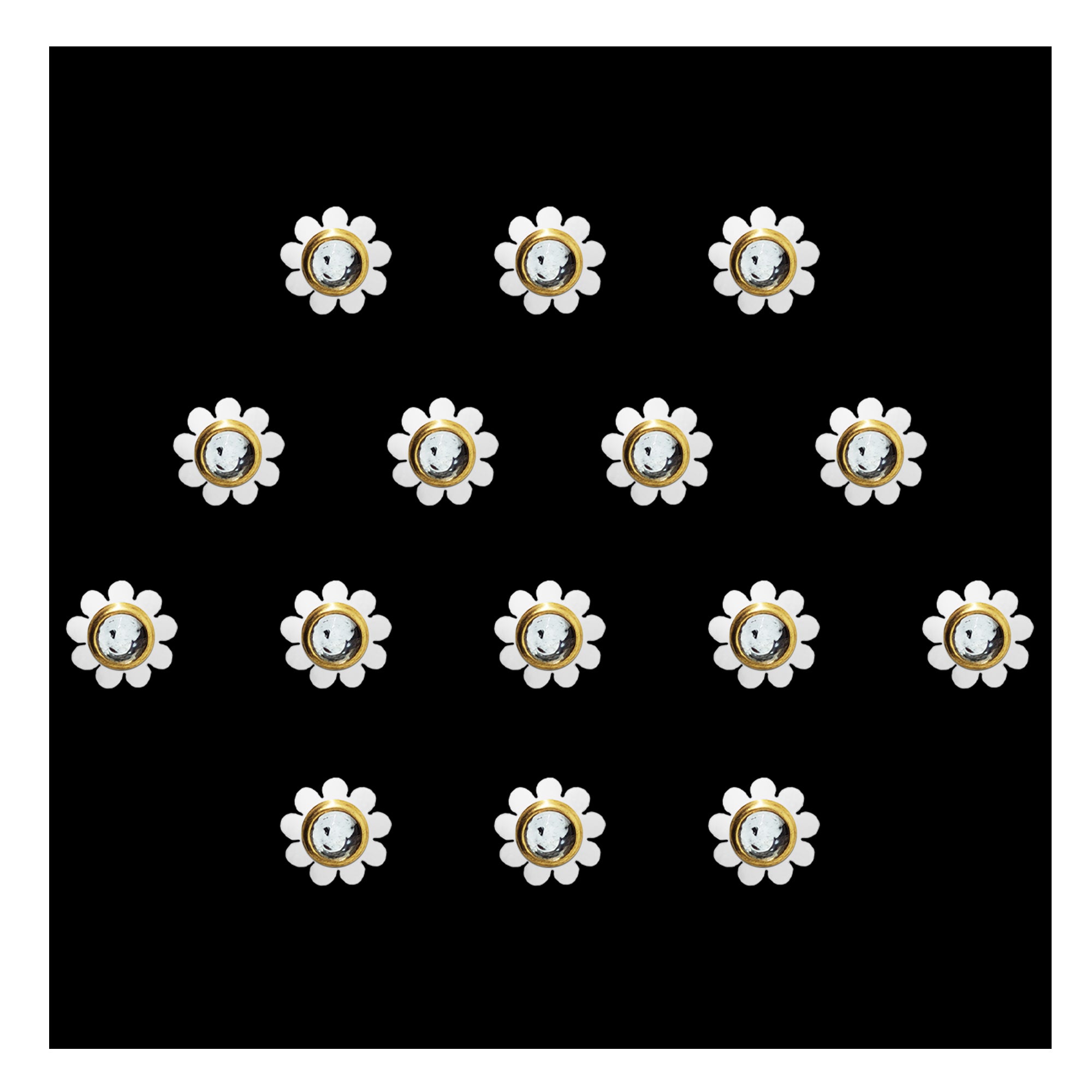 White Artistic Mehendi Jewellery